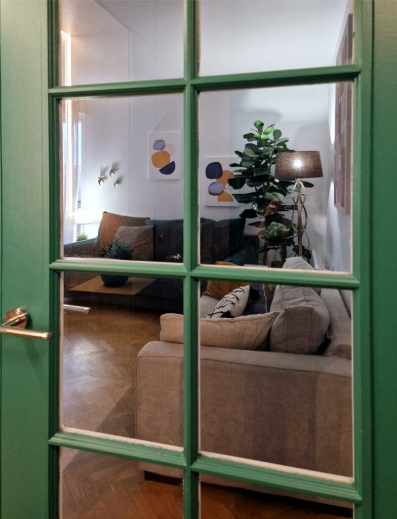 optimisation d'une entrée Paris- décoration d'intérieur- orac decor- Vert- itsy bitsy tidy