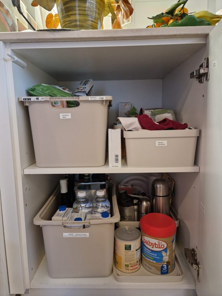home organisation cuisine- réorganisation -itsy bitsy tidy